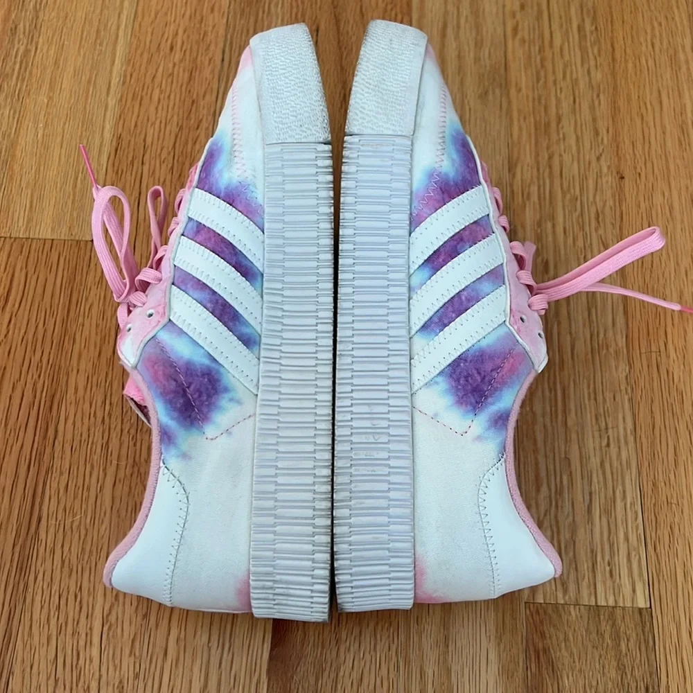 Rare Adidas Sambarose Tie Dye Tru Pink Sneakers
